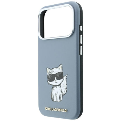 Custodia MagSafe per Apple iPhone 18 Pro / 17 Pro, Karl Lagerfeld, Choupette Sketch, Bleu