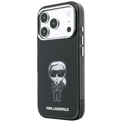 Custodia MagSafe per Apple iPhone 18 Pro / 17 Pro, Karl Lagerfeld, HC IML Ikonik Sketch Print, Nera