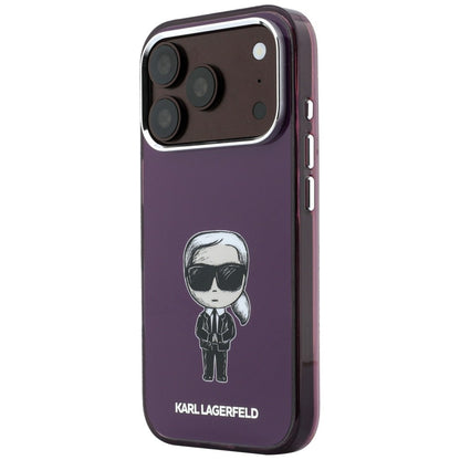 Custodia MagSafe per Apple iPhone 18 Pro / 17 Pro, Karl Lagerfeld, HC IML Ikonik Sketch Print, color bordeaux