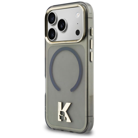 Custodia MagSafe per Apple iPhone 18 Pro / 17 Pro, Karl Lagerfeld, IML Karl Head Logo, nera