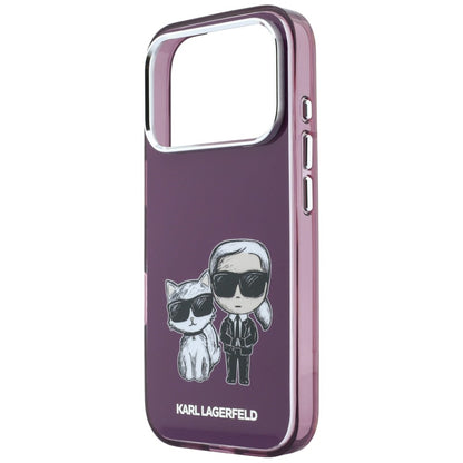 Custodia MagSafe per Apple iPhone 18 Pro / 17 Pro, Karl Lagerfeld, IML KC Bodies Sketch Print, Vinaccia