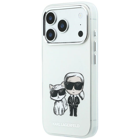 Custodia MagSafe per Apple iPhone 18 Pro / 17 Pro, Karl Lagerfeld, KC Bodies Sketch, Beige