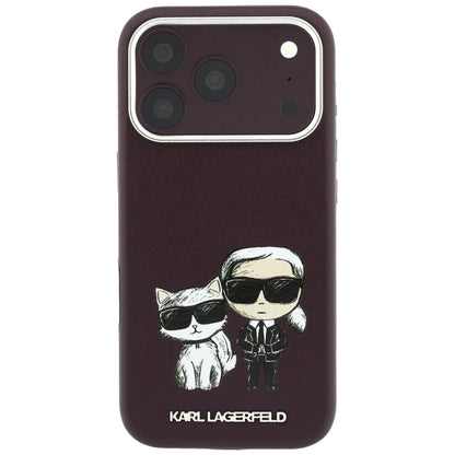 Custodia MagSafe per Apple iPhone 18 Pro / 17 Pro, Karl Lagerfeld, KC Bodies Sketch, Vinaccia
