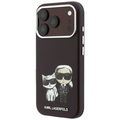 Custodia MagSafe per Apple iPhone 18 Pro / 17 Pro, Karl Lagerfeld, KC Bodies Sketch, Vinaccia
