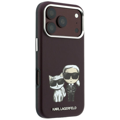 Custodia MagSafe per Apple iPhone 18 Pro / 17 Pro, Karl Lagerfeld, KC Bodies Sketch, Vinaccia