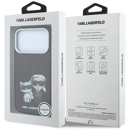 Custodia MagSafe per Apple iPhone 18 Pro / 17 Pro, Karl Lagerfeld, KC Bodies Sketch, Vinaccia