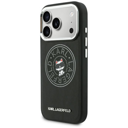 Custodia MagSafe per Apple iPhone 18 Pro / 17 Pro, Karl Lagerfeld, Point and Choupette Sketch, Nera
