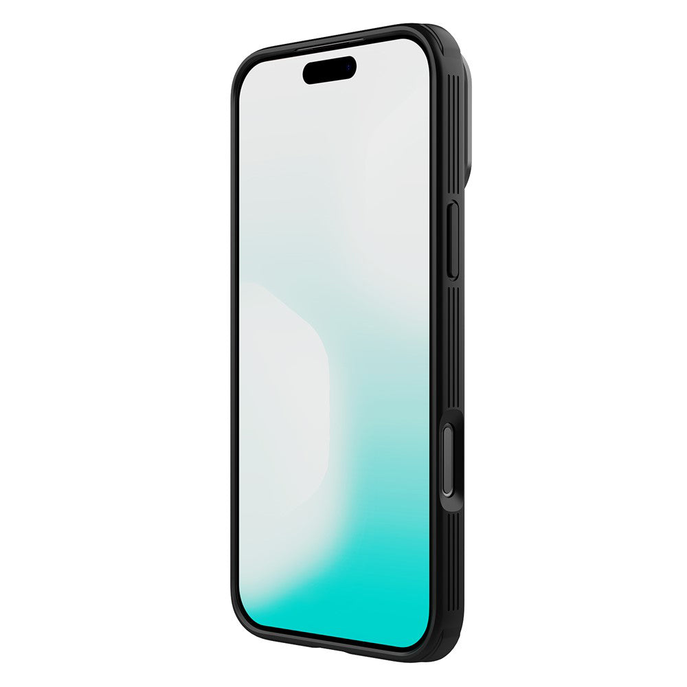 Custodia MagSafe per Apple iPhone 18 Pro / 17 Pro, Nillkin, CamShield Prop, Nera Trasparente