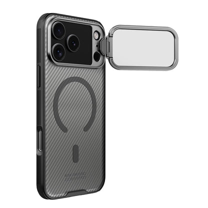 Custodia MagSafe per Apple iPhone 18 Pro / 17 Pro, Nillkin, CamShield Prop, Nera Trasparente