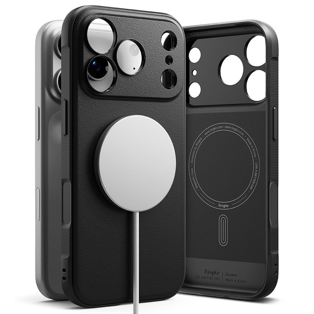 Custodia MagSafe per Apple iPhone 18 Pro / 17 Pro, Ringke, Onyx, Nera