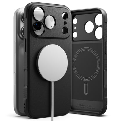 Custodia MagSafe per Apple iPhone 18 Pro / 17 Pro, Ringke, Onyx, Nera