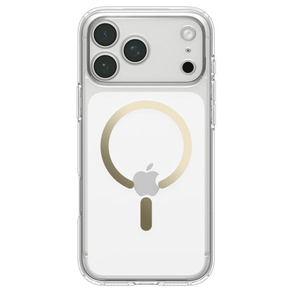 Custodia MagSafe per Apple iPhone 18 Pro / 17 Pro, Spigen, Ultra Hybrid, Oro Trasparente ACS12157