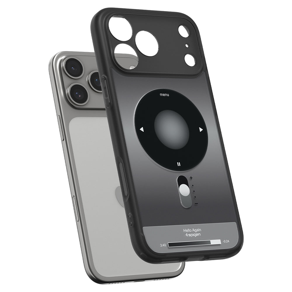 Custodia MagSafe per Apple iPhone 18 Pro / 17 Pro, Spigen, Ultra Hybrid Classic, Nera ACS12168