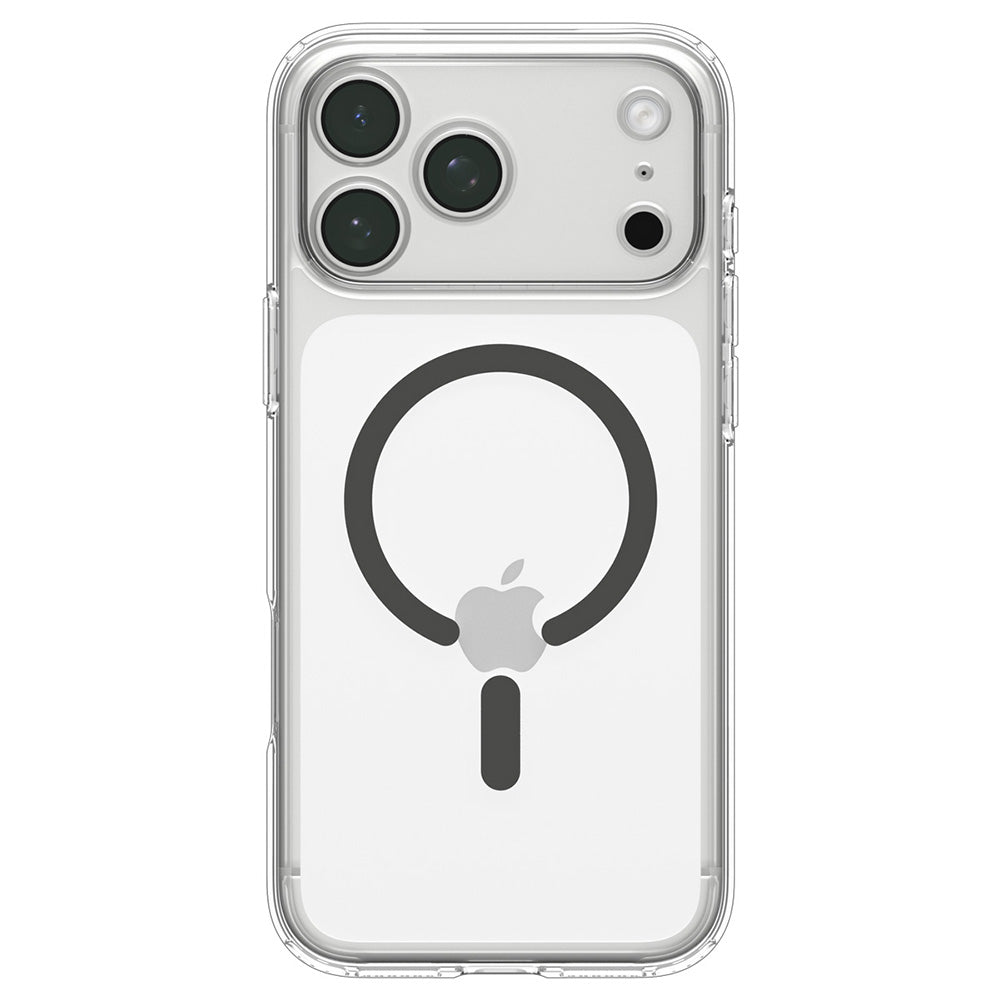 MagSafe Case for Apple iPhone 18 Pro / 17 Pro, Spigen, Ultra Hybrid, Transparent Gray ACS12156