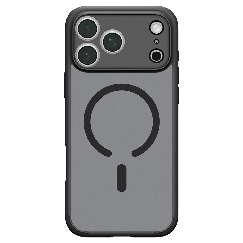 Custodia MagSafe per Apple iPhone 18 Pro / 17 Pro, Spigen, Ultra Hybrid, Nero Satinato ACS12160