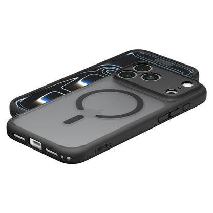 Custodia MagSafe per Apple iPhone 18 Pro / 17 Pro, Spigen, Ultra Hybrid, Nero Satinato ACS12160