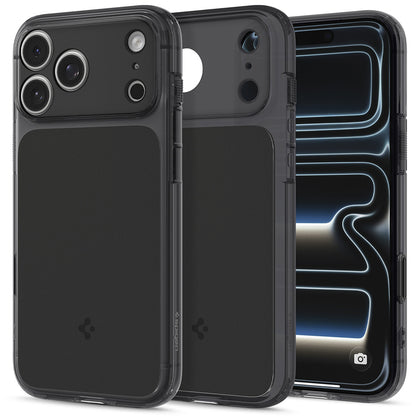 Custodia MagSafe per Apple iPhone 18 Pro / 17 Pro, Spigen, Ultra Hybrid T, Nero Opaco ACS12171