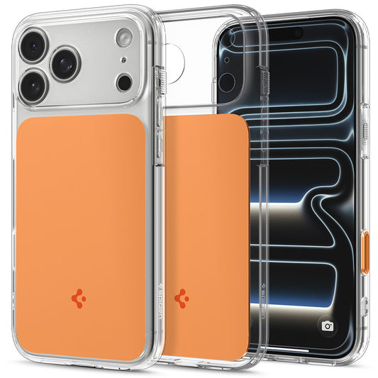 Custodia MagSafe per Apple iPhone 18 Pro / 17 Pro, Spigen, Ultra Hybrid T, Arancione ACS12170