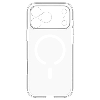 Custodia MagSafe per Apple iPhone 18 Pro / 17 Pro, Spigen, Ultra Hybrid, Trasparente Bianca ACS12155