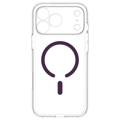 Custodia MagSafe per Apple iPhone 18 Pro / 17 Pro, Spigen, Ultra Hybrid, bordeaux trasparente ACS12335