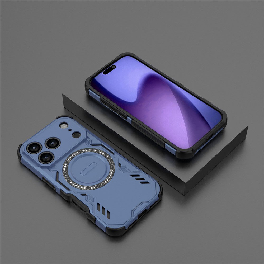 Custodia MagSafe per Apple iPhone 18 Pro / 17 Pro, Techsuit, ArmorMag, Blu