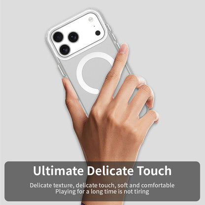 Custodia MagSafe per Apple iPhone 18 Pro / 17 Pro, Techsuit, CandyCase, Bianca