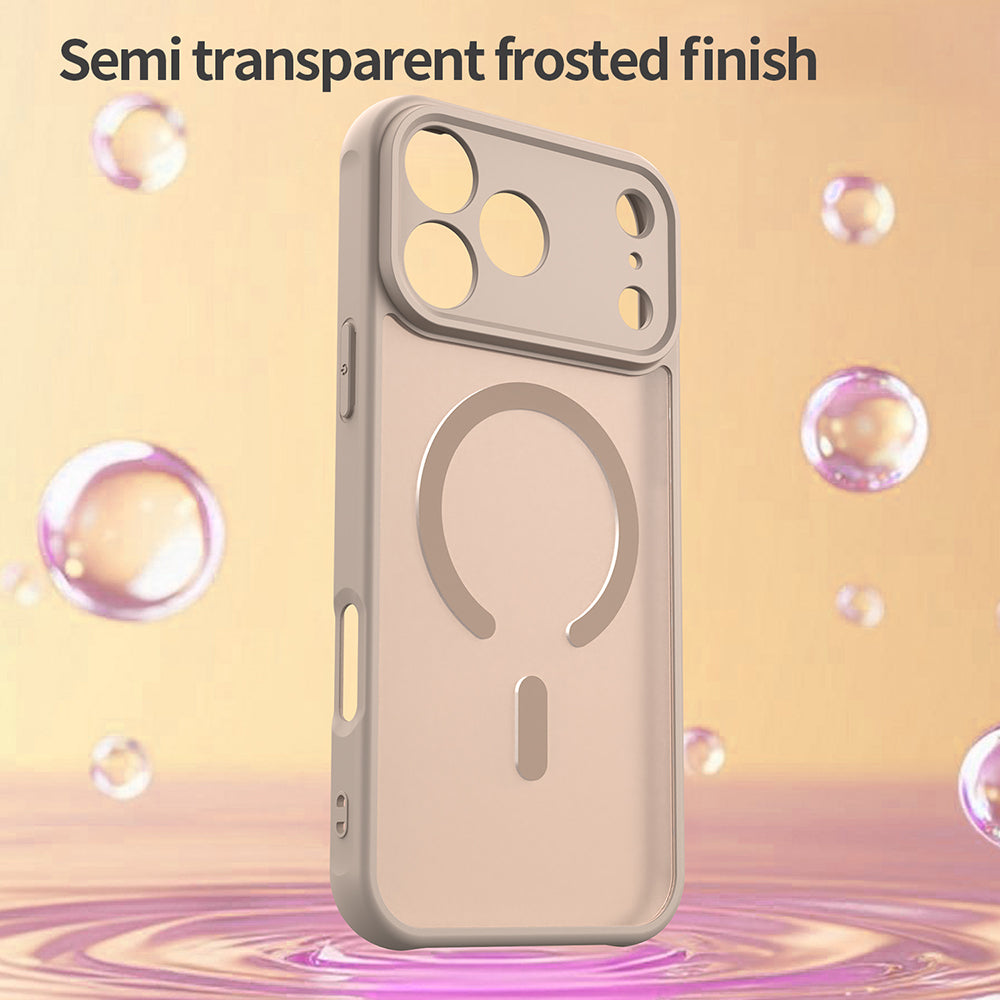 Custodia MagSafe per Apple iPhone 18 Pro / 17 Pro, Techsuit, HaloFrost II, Dorata