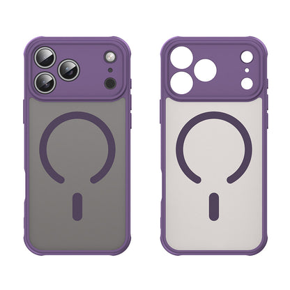Custodia MagSafe per Apple iPhone 18 Pro / 17 Pro, Techsuit, HaloFrost II, Viola
