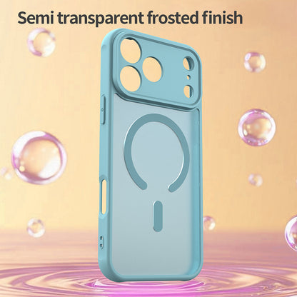 Custodia MagSafe per Apple iPhone 18 Pro / 17 Pro, Techsuit, HaloFrost II, Verde Chiaro