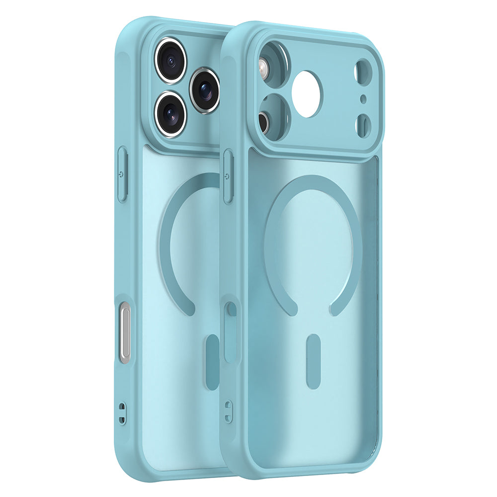 Custodia MagSafe per Apple iPhone 18 Pro / 17 Pro, Techsuit, HaloFrost II, Verde Chiaro