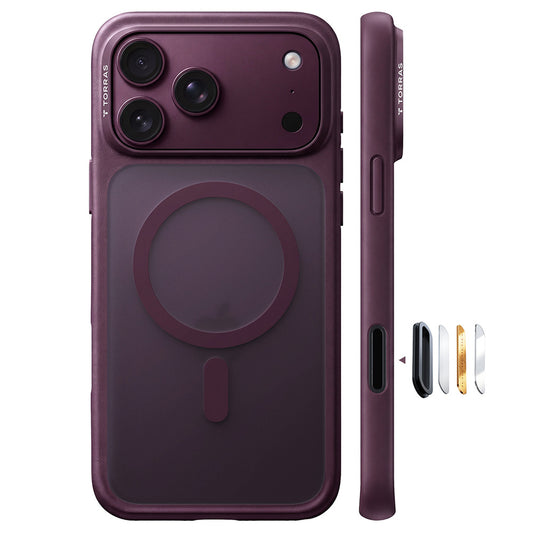 MagSafe Case for Apple iPhone 18 Pro / 17 Pro, Torras, Guardian, Purple