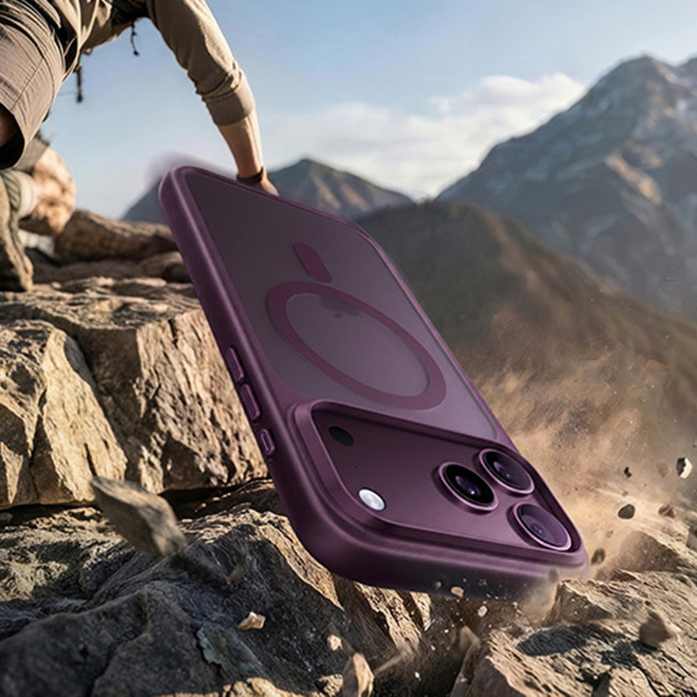 Custodia MagSafe per Apple iPhone 18 Pro / 17 Pro, Torras, Guardian, Viola