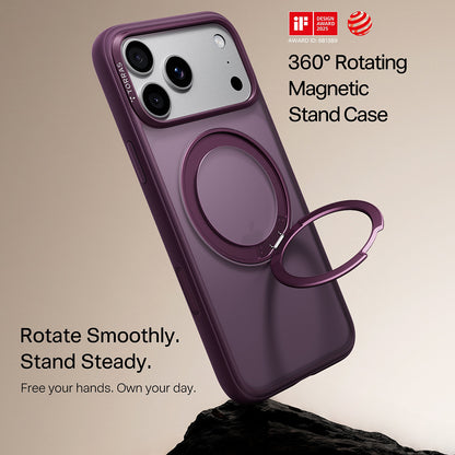 Custodia MagSafe per Apple iPhone 18 Pro / 17 Pro, Torras, Ostand O1 Guardian, Viola