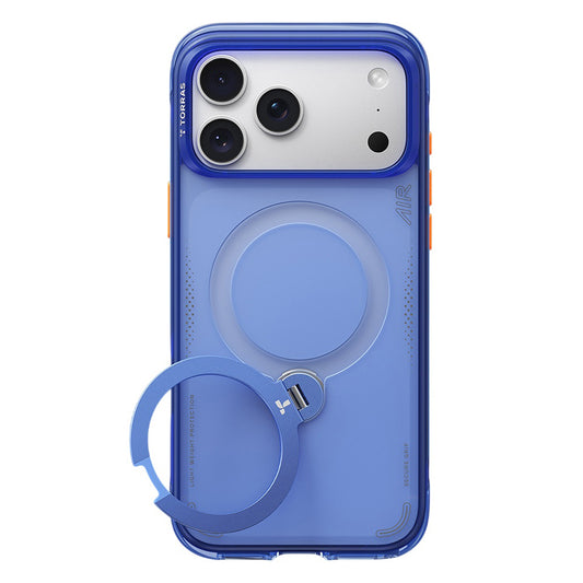 Custodia MagSafe per Apple iPhone 18 Pro / 17 Pro, Torras, Ostand Q3 Air, Blu