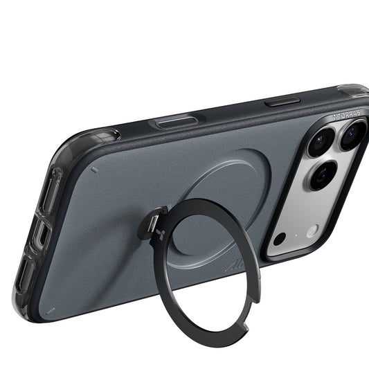 Custodia MagSafe per Apple iPhone 18 Pro / 17 Pro, Torras, Ostand Q3 Air Essential, Nera