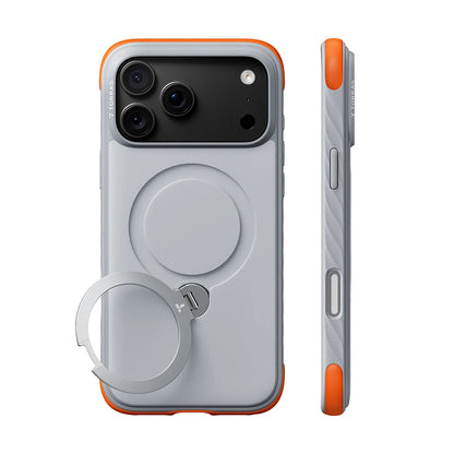 Custodia MagSafe per Apple iPhone 18 Pro / 17 Pro, Torras, Ostand Q3 Rugged, Bianca
