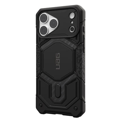 Custodia MagSafe per Apple iPhone 18 Pro / 17 Pro, Urban Armor Gear, Monarch Pro Carbon, Nera
