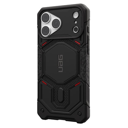 Custodia MagSafe per Apple iPhone 18 Pro / 17 Pro, Urban Armor Gear, Monarch Pro Kevlar, Nera