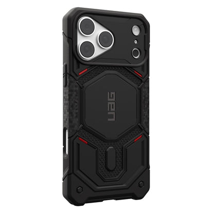 Custodia MagSafe per Apple iPhone 18 Pro / 17 Pro, Urban Armor Gear, Monarch Pro Kevlar, Nera