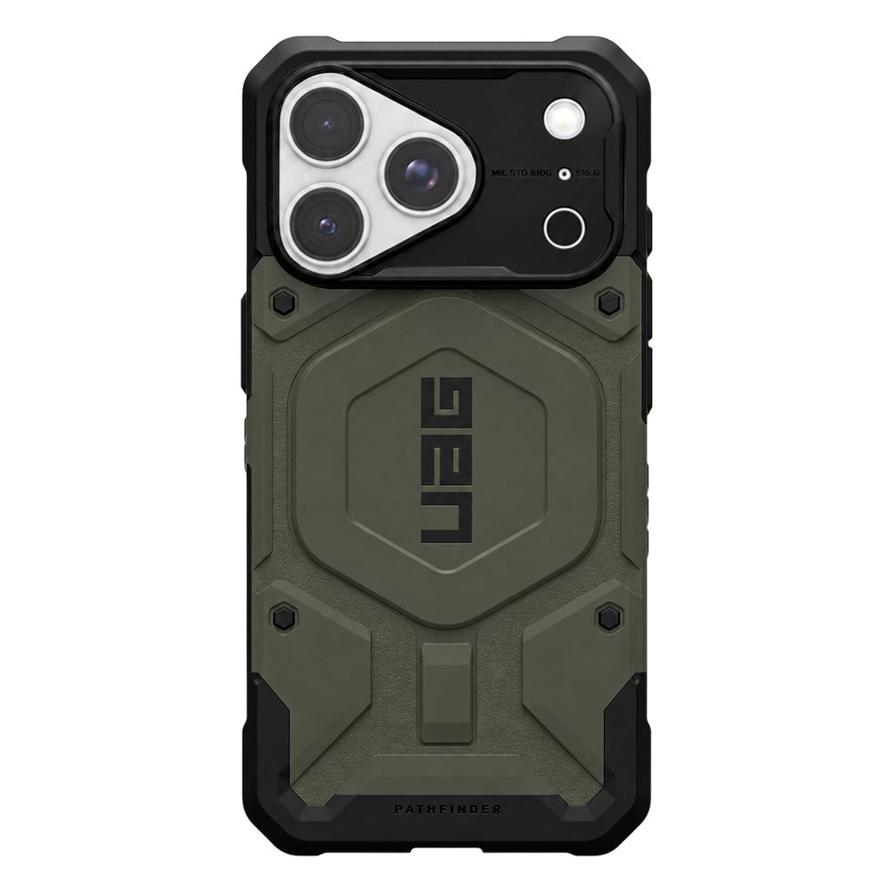 Custodia MagSafe per Apple iPhone 18 Pro / 17 Pro, Urban Armor Gear, Pathfinder, Verde