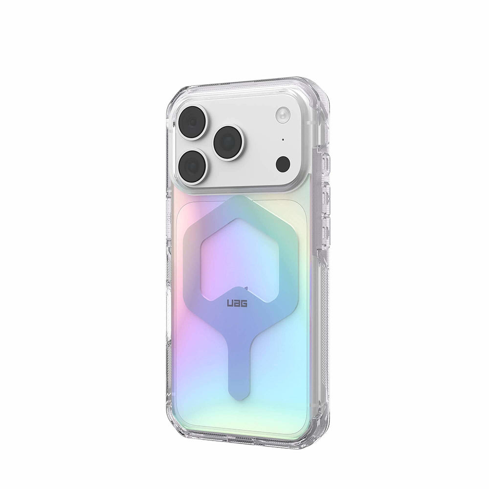 Custodia MagSafe per Apple iPhone 18 Pro / 17 Pro, Urban Armor Gear, Plyo, Iridescente