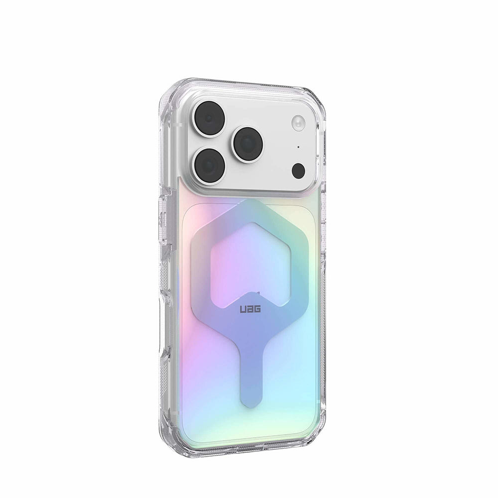 Custodia MagSafe per Apple iPhone 18 Pro / 17 Pro, Urban Armor Gear, Plyo, Iridescente