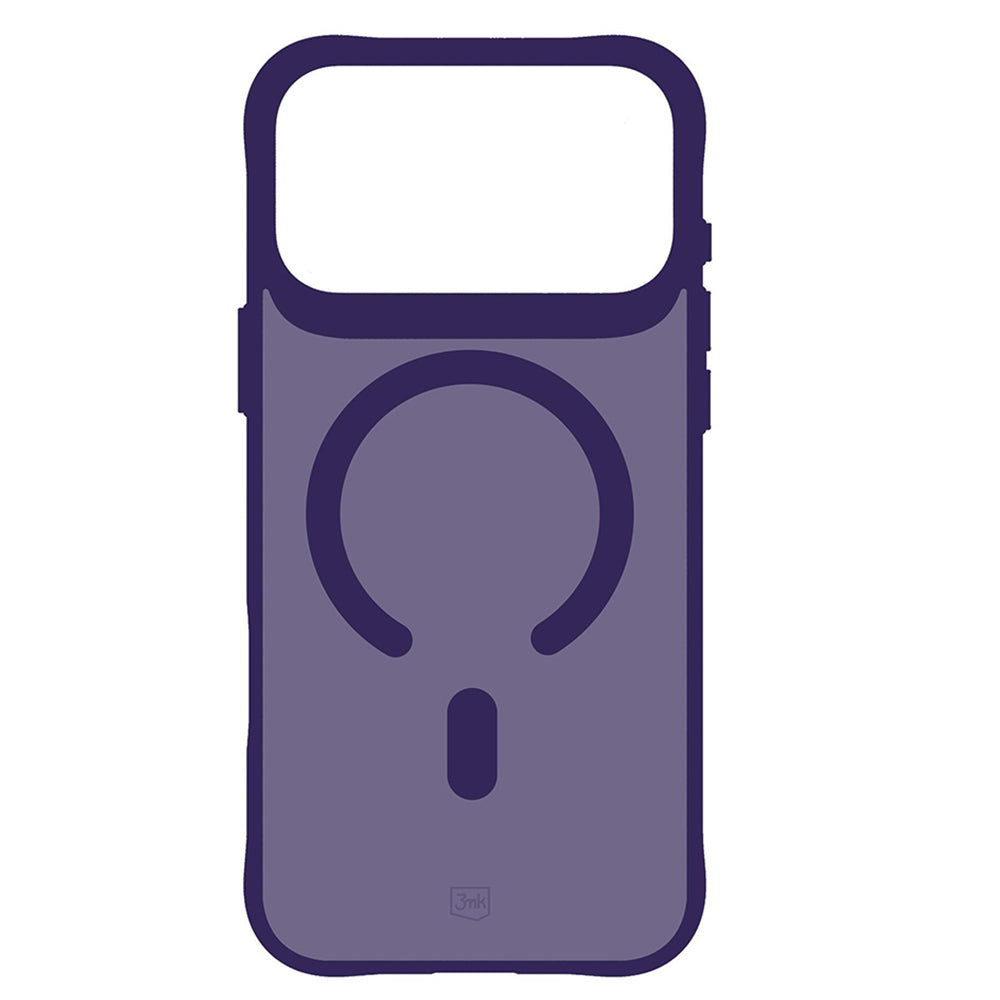 Custodia MagSafe per Apple iPhone 18 Pro Max / 17 Pro Max, 3MK, Smoke MagCase, Viola