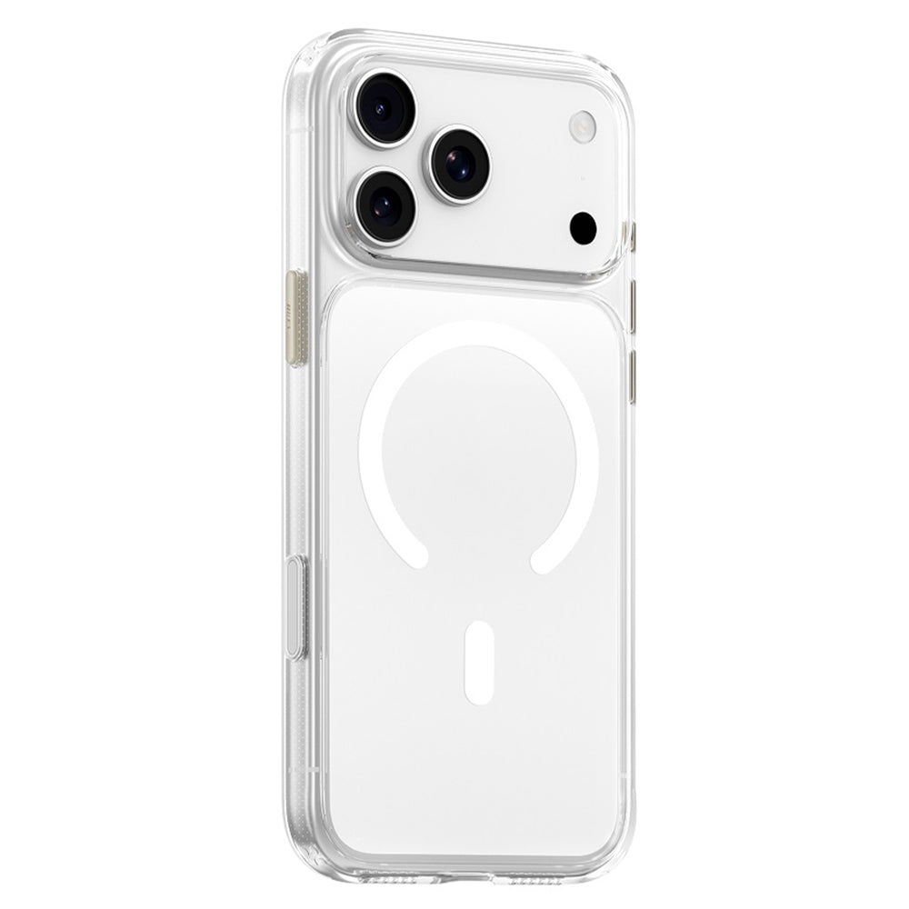 Custodia MagSafe per Apple iPhone 18 Pro Max / 17 Pro Max, Blueo, Crystal+ Anti-Drop, trasparente