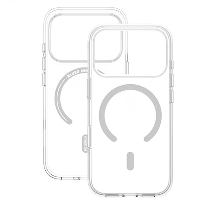 Custodia MagSafe per Apple iPhone 18 Pro Max / 17 Pro Max, Blueo, Crystal Pro Anti-Drop, trasparente