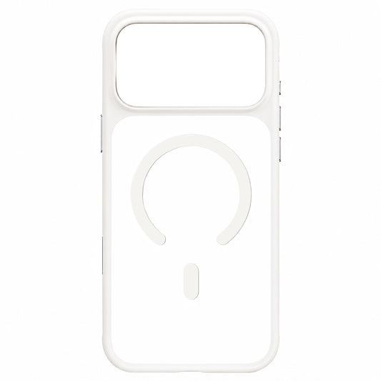 Custodia MagSafe per Apple iPhone 18 Pro Max / 17 Pro Max, Blueo, delicata sulla pelle e antiurto, bianca satinata