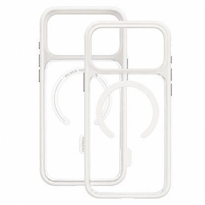 Custodia MagSafe per Apple iPhone 18 Pro Max / 17 Pro Max, Blueo, delicata sulla pelle e antiurto, bianca satinata