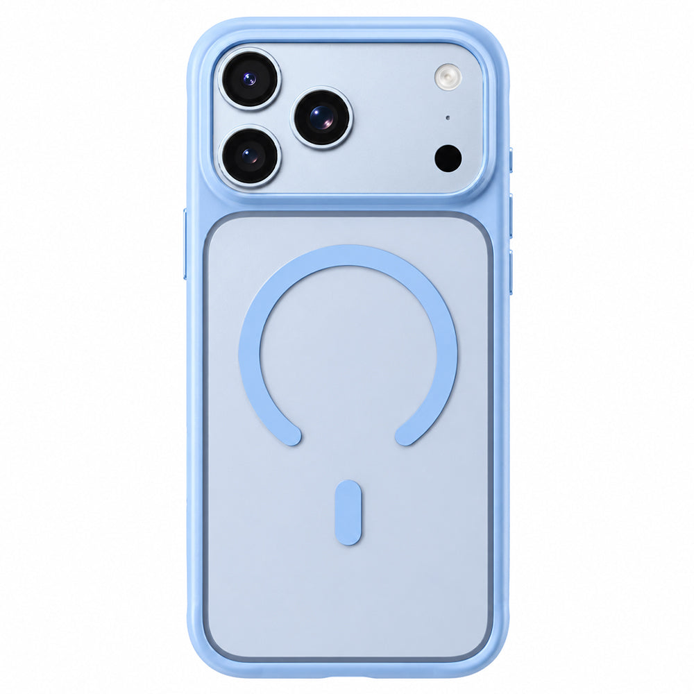 MagSafe Case for Apple iPhone 18 Pro Max / 17 Pro Max, Blueo, Skin-Friendly Anti-Drop, Satin Blue