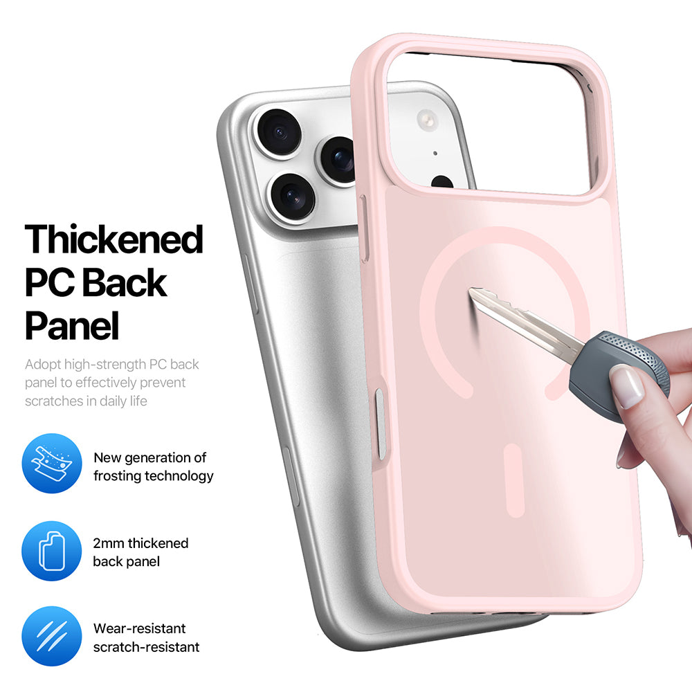 Custodia MagSafe per Apple iPhone 18 Pro Max / 17 Pro Max, DUX DUCIS, Yind, Rosa Chiaro