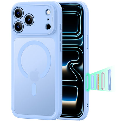 Custodia MagSafe per Apple iPhone 18 Pro Max / 17 Pro Max, ESR, Classic Hybrid, Blu Satinato